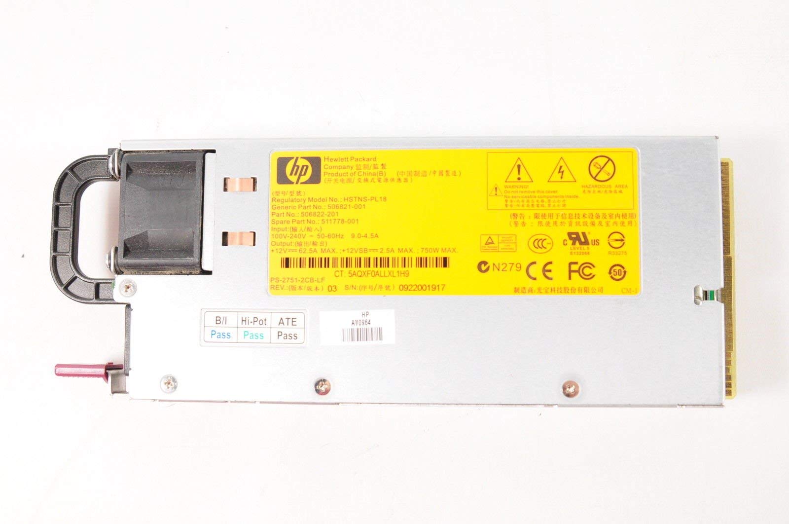 s/hp ハッカー HPE 536404-001 460W 100V-240V AC Common Slot G6 G7 G8 G9