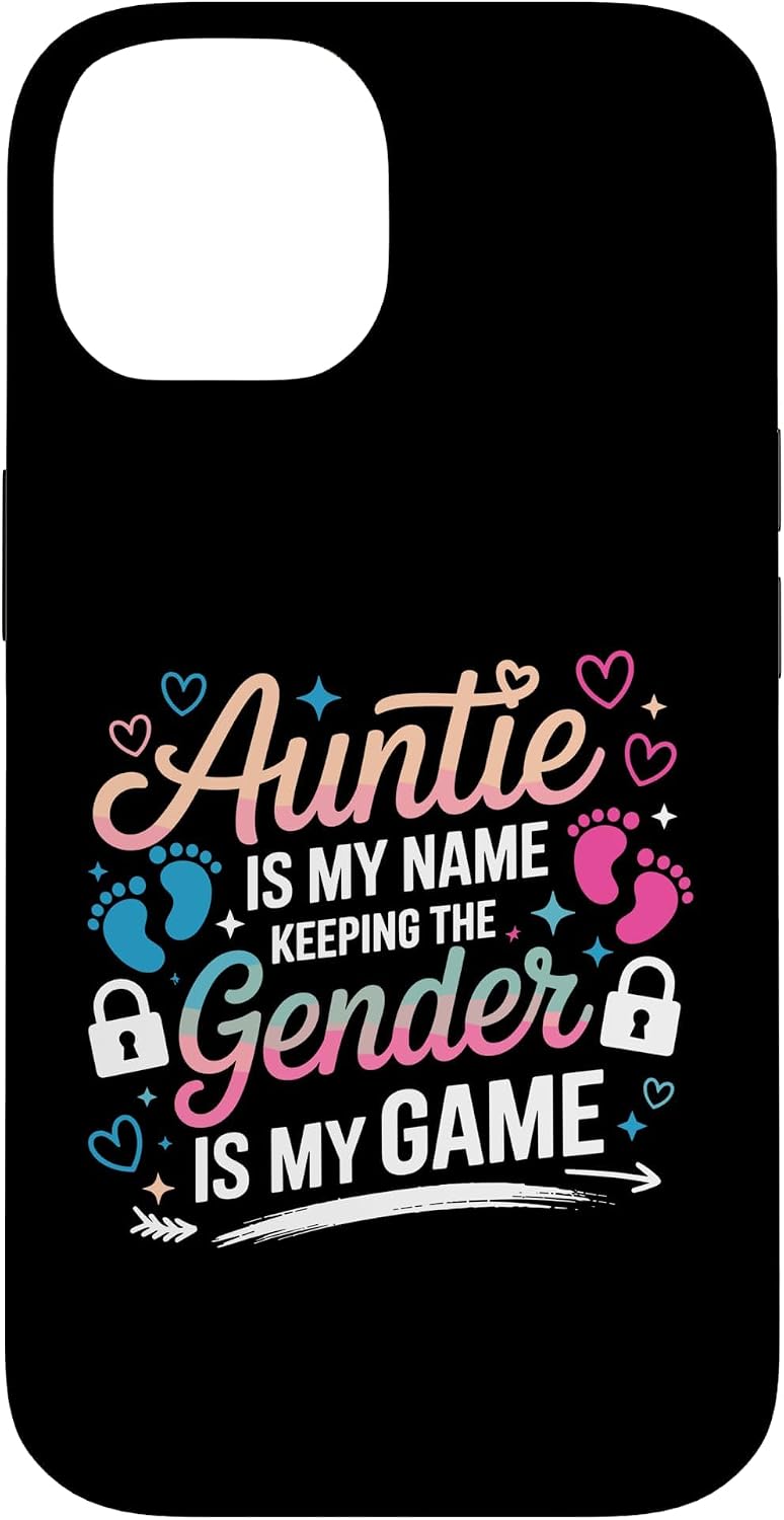 Gender Reveal Costume for Aunt Women Adult Gender Reveal Case for iPhone 12 mini image 4