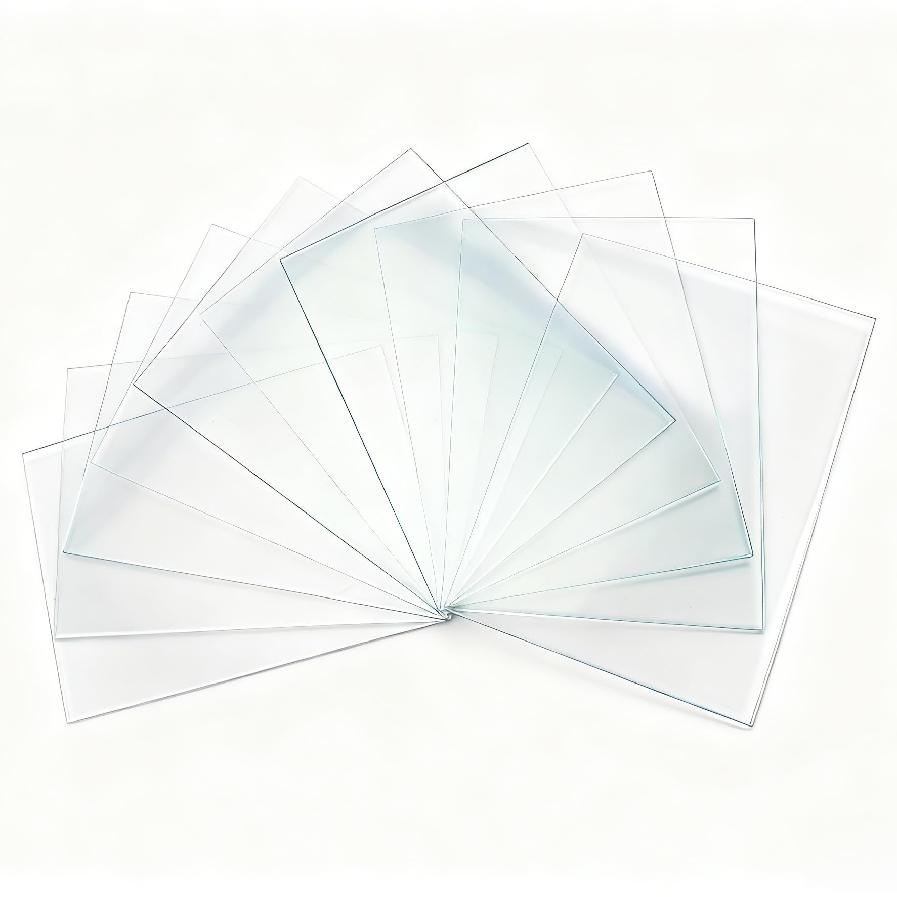 Photo 1 of 0.6mm Clear PET Plastic Sheet – High Impact Resistant Rigid Panel for Model Making, Displays, Packaging, and Crafts – 12 Standard Sizes (4x6 to 24x36 Inches) (10, 8in×10in-0.6mm Thick)