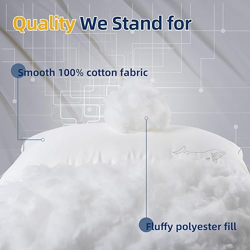 Miniatura 3 de lazyzzz Juego de 2 almohadas de cama para tamaño King, refrescantes para dormir con calor, soporte suave para personas que duermen de lado, espalda