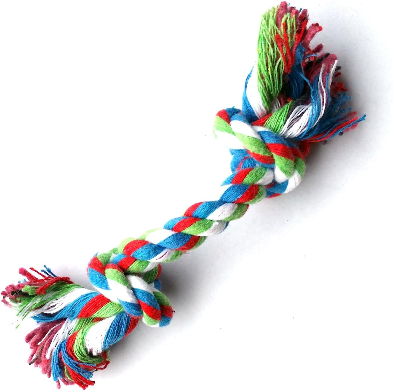 Woowoofy Dog Rope Toy Anti-Slip Design for Aggressive Chewers Teething Training Nearly Indestructible Dog Toys 100% Natural Cotton Rope for Small & Medium Dog (Pack of 4) - Image 4
