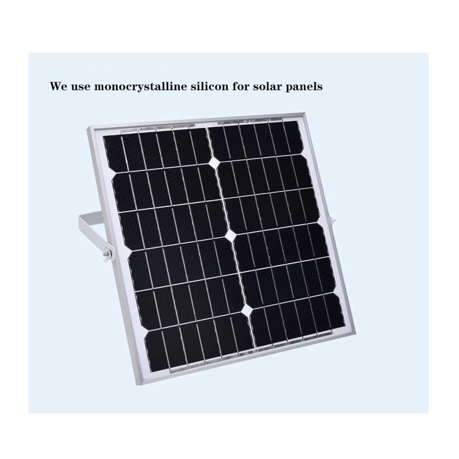 Reflectores Led de energía Solar, paneles solares silicio monocristalino con luz LED amarilla, luces IP66, estaca jardín al aire libre(300W)