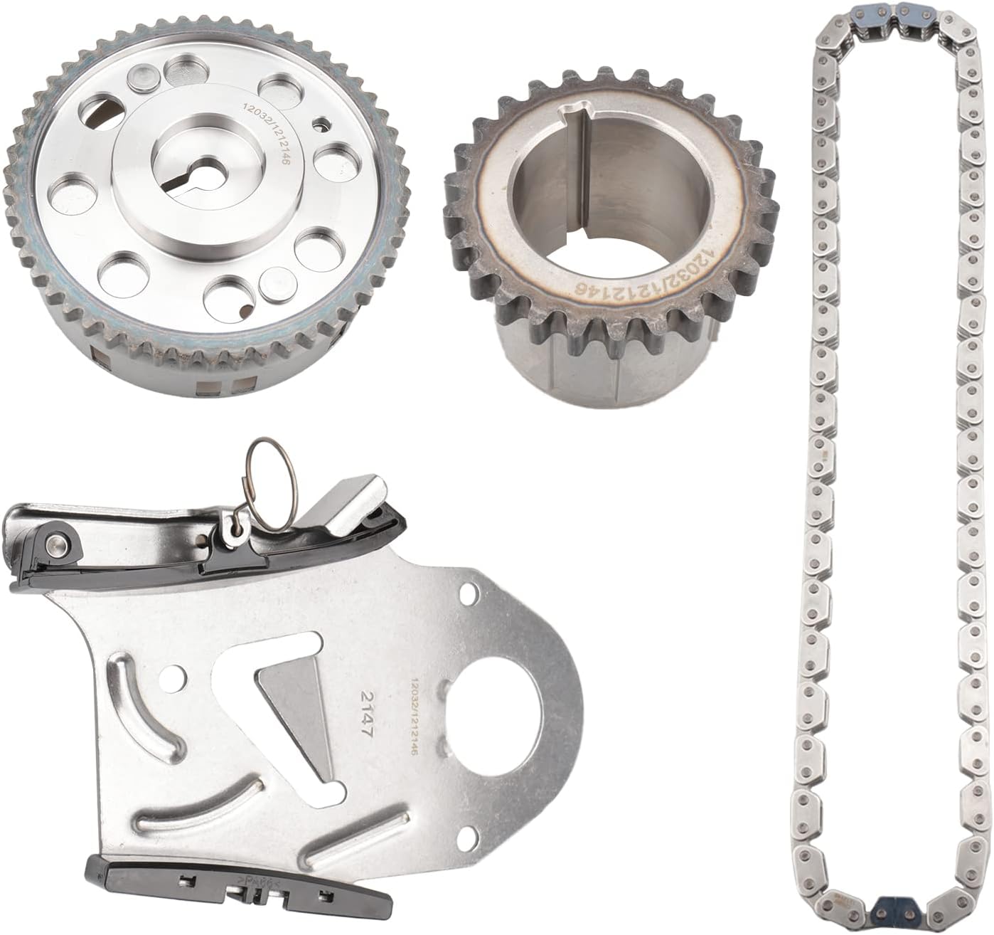 12032 Timing Chain Kit for HEMI [5.7L 6.1L V8] Engine, 2003-2008 Ram Pickups 5.7L, 2006-10 Charger/04-08 Durango/05-08 Magnum, 2005-10 Grand Cherokee, 2006-08 Commander, for Chrysler 300/Aspen