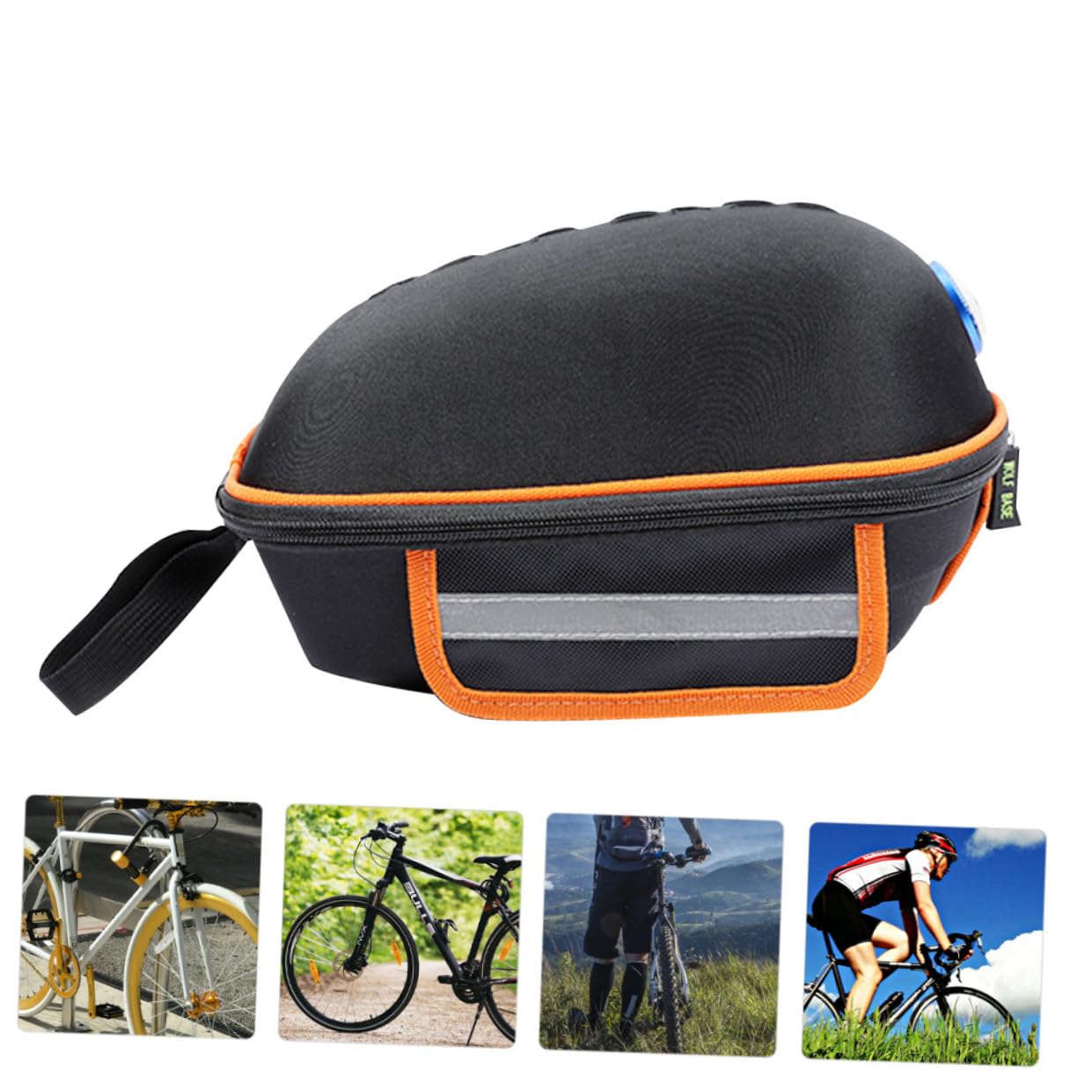 Toddmomy Borsa Portapacchi Posteriore per Bici, Grande Capienza, Nero | Eva e Tessuto, Doppia Zip, per Sport All'aperto e Appassionati di Bici