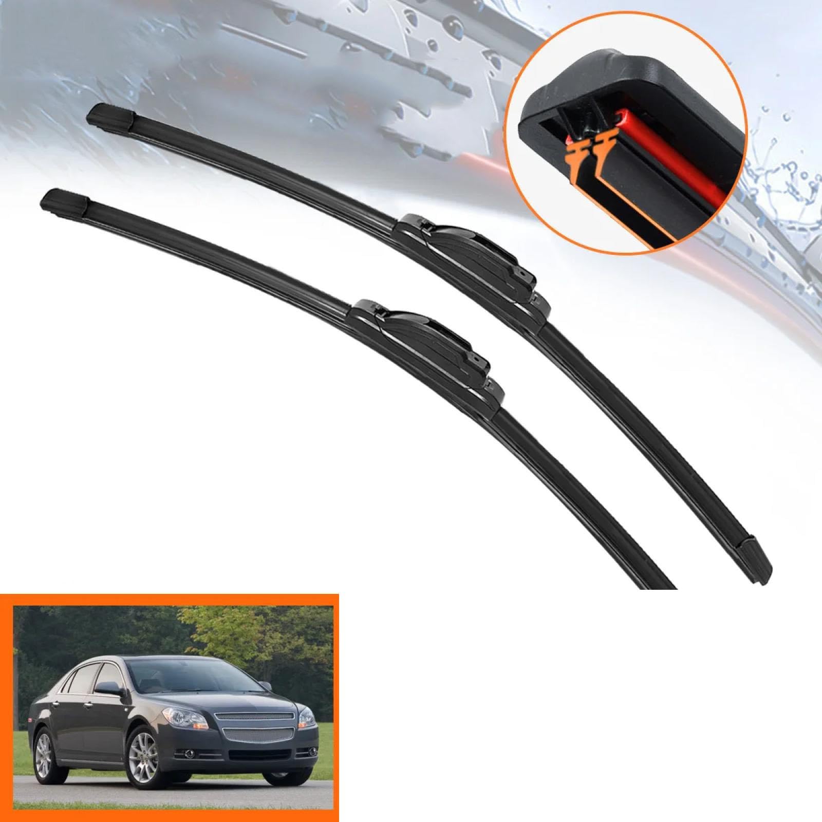 Pióro Wycieraczki dla Chevrolet Lacetti/Malibu/Niva 2123/Orlandla 2002-2012, Wycieraczki szyby przedniej Zima Lato
