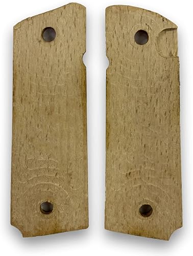 Miniatura 6 de 1911 Raven & Moon Series, 1911 Wooden Pistol Grips, Ambi Safety Cut for 1911 Full Size, 1911 Accessories, Artistic Collector Design