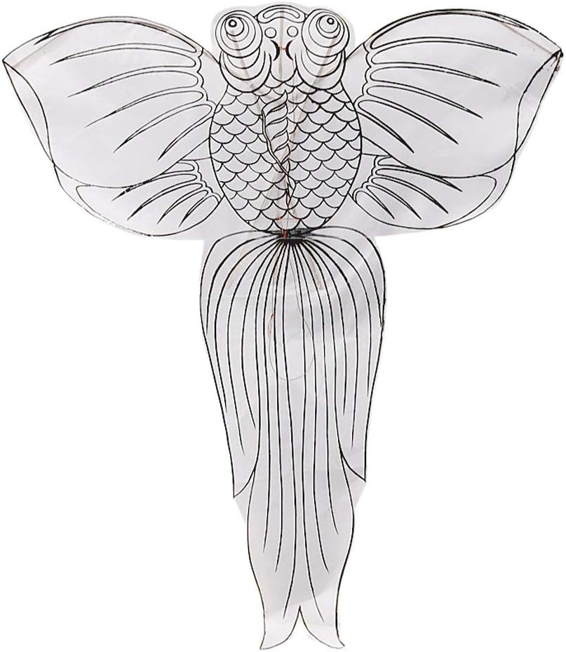 G&Z Kid's Coloring Kites - Pack of 12 Chinese Gold Fish Kites