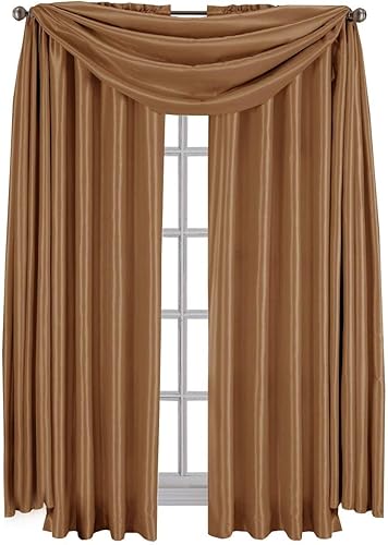 Vista 66 de Royal Hotel Bedding Soho - Cenefa con festón morado, patrón sólido, 35 x 30 pulgadas