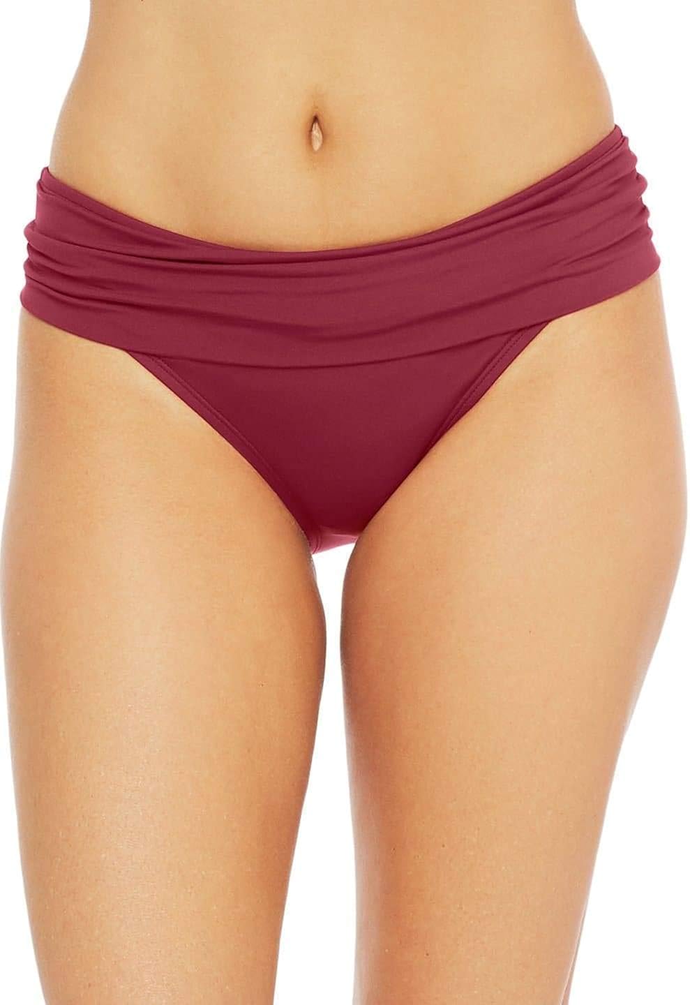 La Blanca Women's Island Goddess Shirred Band Hipster Bikini Swimsuit Bottom: La Blanca: Clothing
