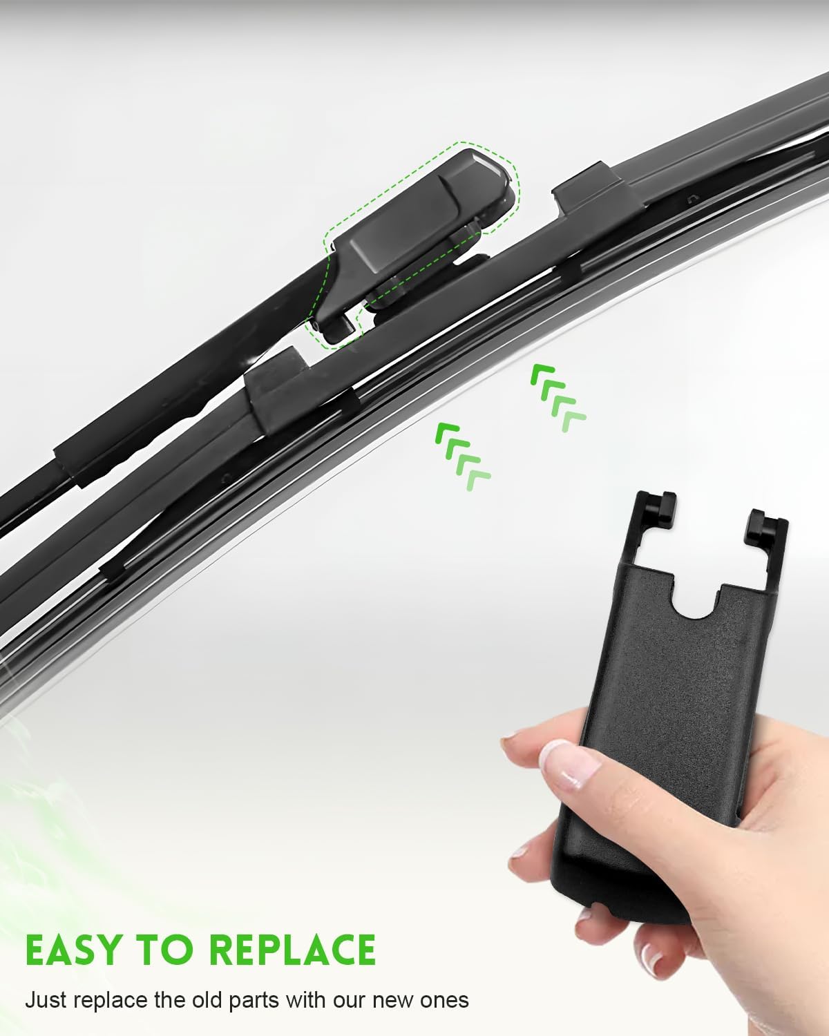 2PCS Front Windscreen Wiper Arm Cover Cap Push Clips Fit for Mercedes Benz W176 W205 W213 W246 W447 X253 Replace W000050335 windshield wiper puller