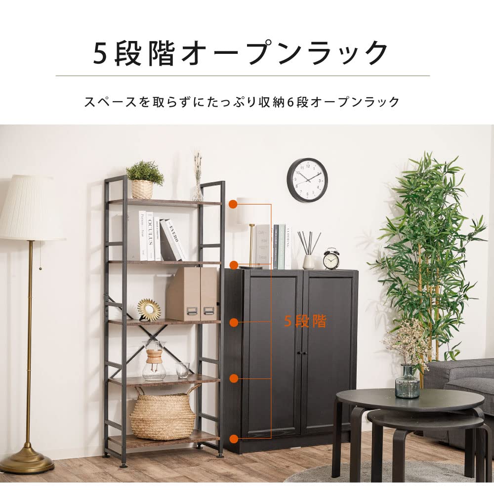 在庫一掃】 ☆組み立て簡単♪ スマホスタンド付き 卓上棚 収納 ラック