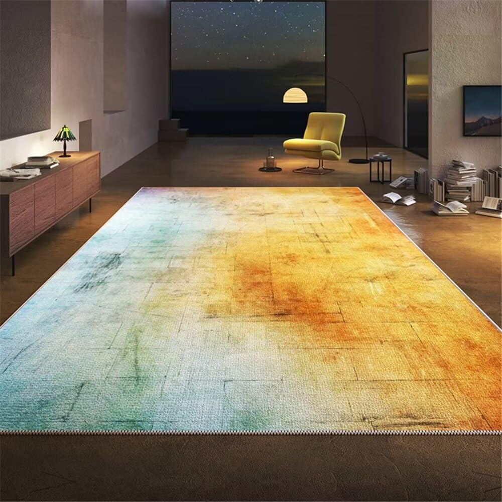Tapis chambre bebe fille doux et lavable pour un sol de salon moderne