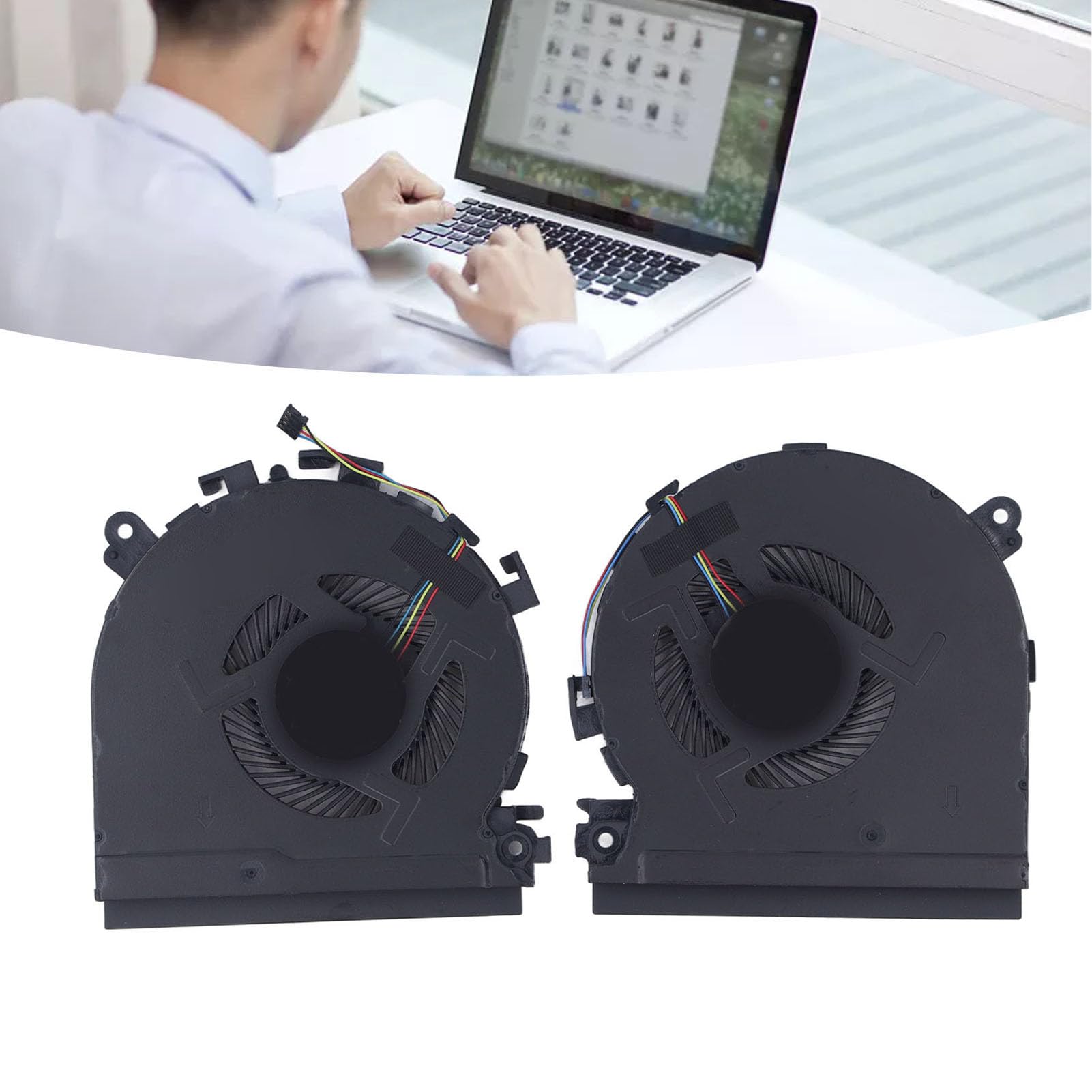 Ventola di raffreddamento interna di ricambio per laptop X360 15 ch000, 15t ch000, NS75C00; dissipatore interno per notebook con connettore a 4 pin; ventola in lega di (CPU e GPU)