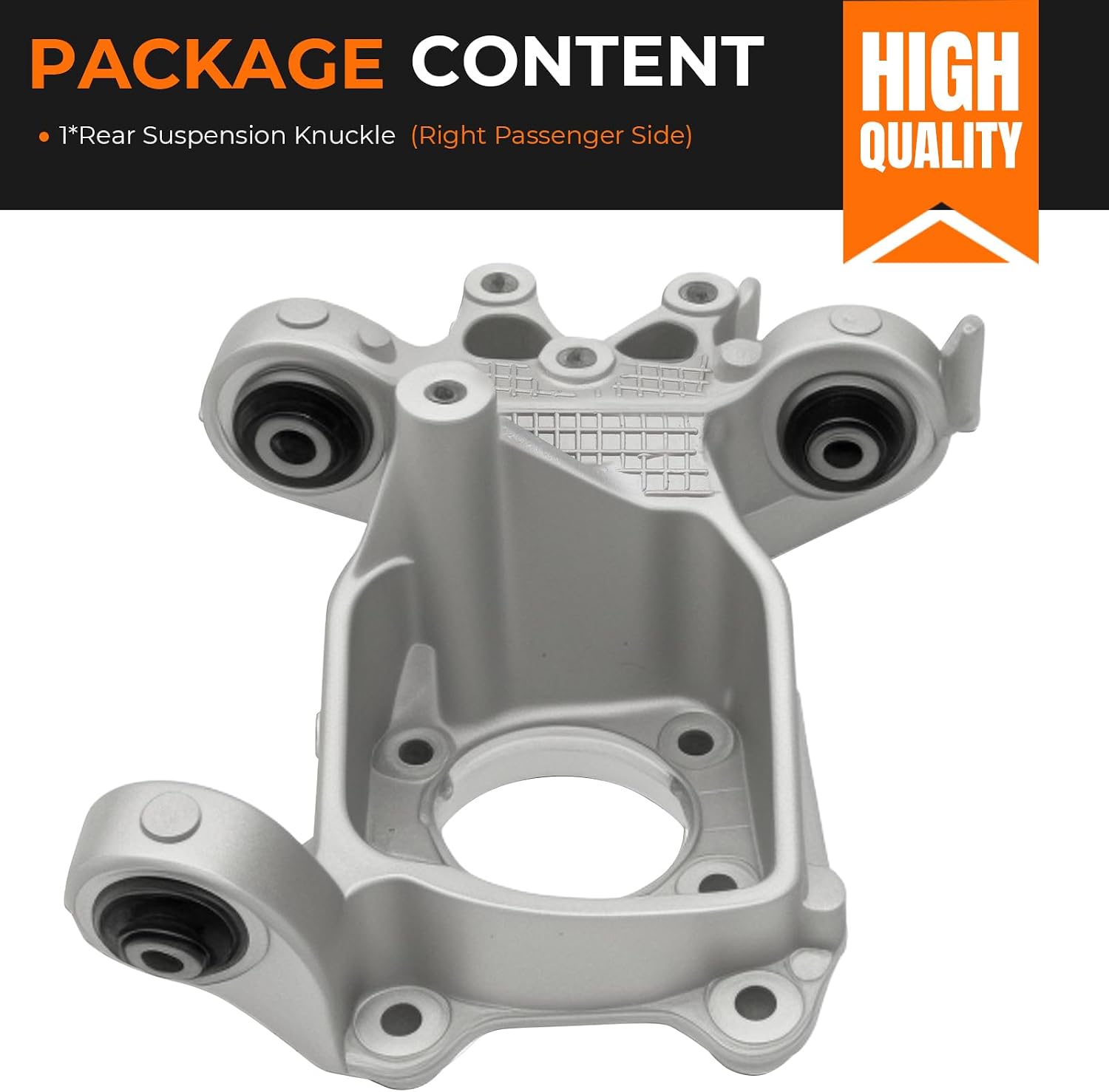 Rear Suspension Knuckle Compatible with Jeep Cherokee 2014-2018 4 Cyl 2.4L 6 Cyl 3.2L Right Passenger Side 5090072AE 686-030