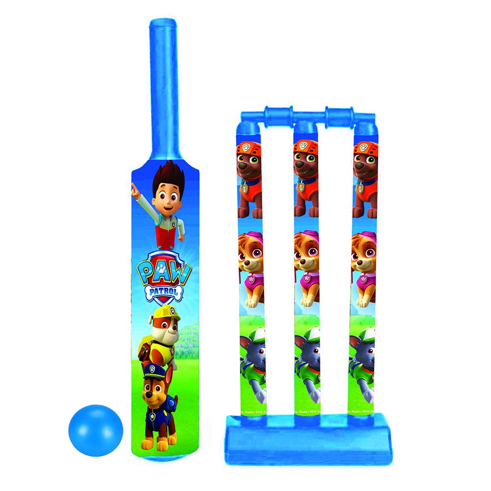 SARJUDAS ENTERPRISE Cricket Kit Set for Kids 3 Stumps with 1 Bat and 1 Ball for Playing Perfect Cricket Combo Set (18 inch.). (PAW Patrol Cricket Set NO 1) (B09RT5FHMK) Amazon Price History, Amazon Price Tracker