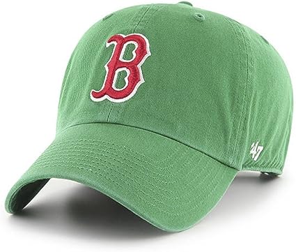 Green red sox hat with shamrock Clearance