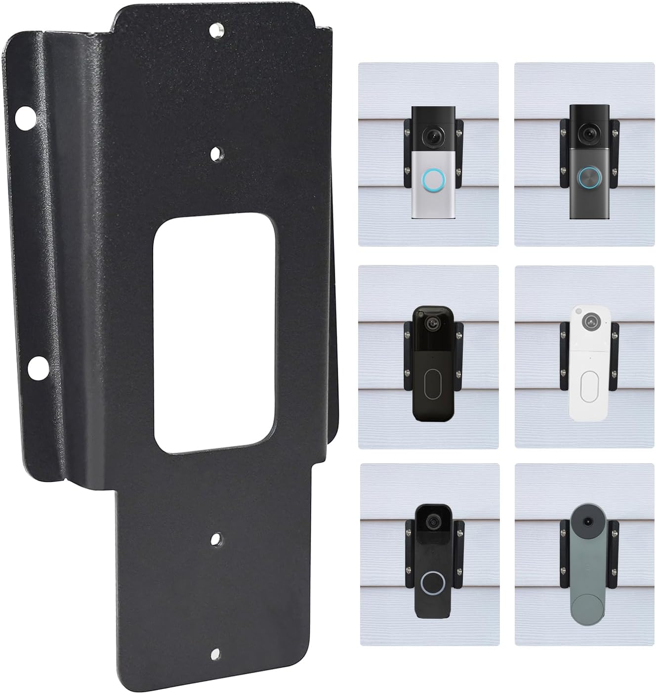 Doorbell Vinyl Siding Mount Compatible...