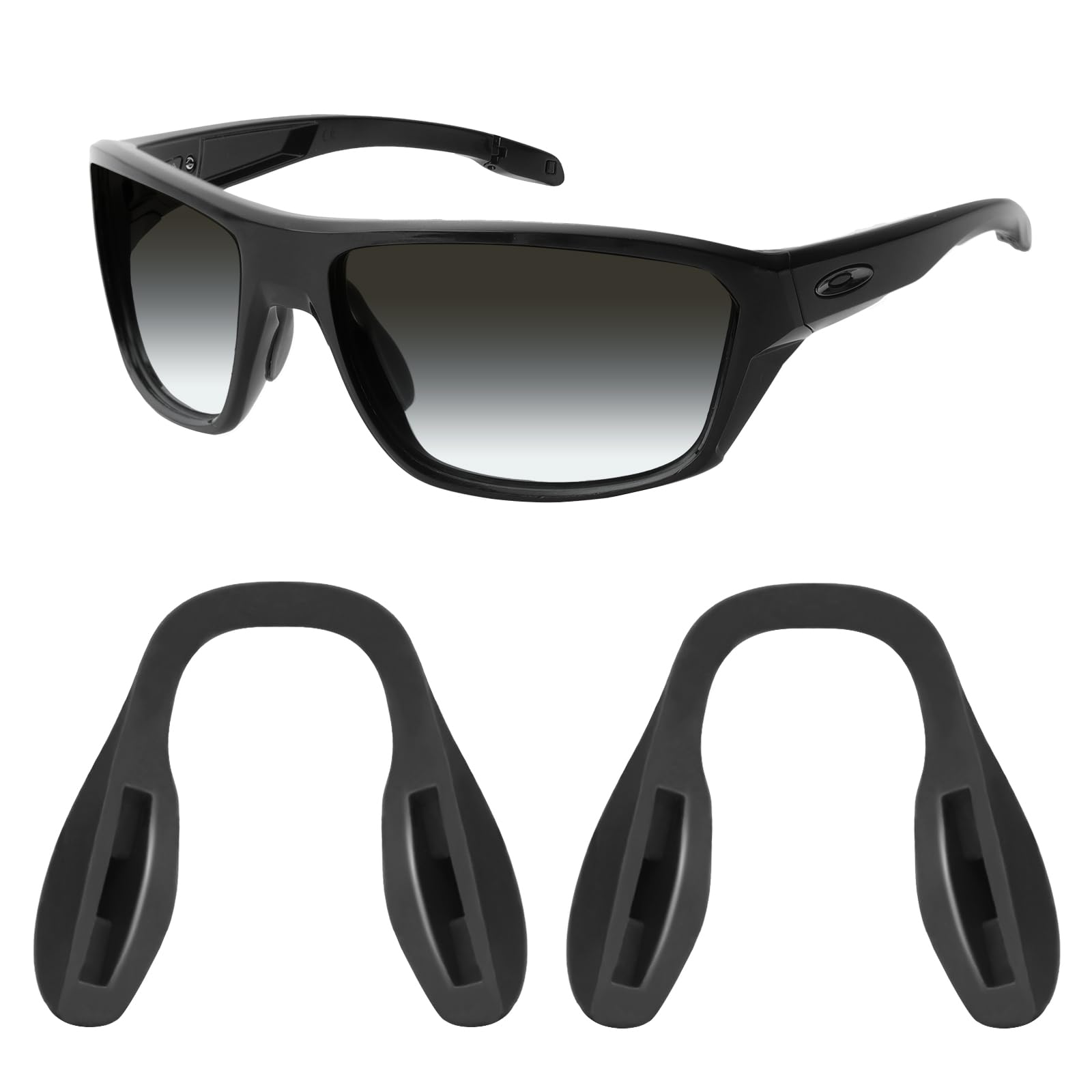 Mryok Replacement Nose Piece Nose Pads for Oakley Split Shot OO9416/Split Time/Crossrange/Crossrange R/XL Sunglass - Options
