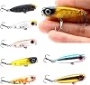 Valkyrie 7 Piece Jump Rapala Fishing Rod Bait Set - 4.8cm - 3.8gr Ball 3D Eye Carbon Steel Needle 7 Different Colors