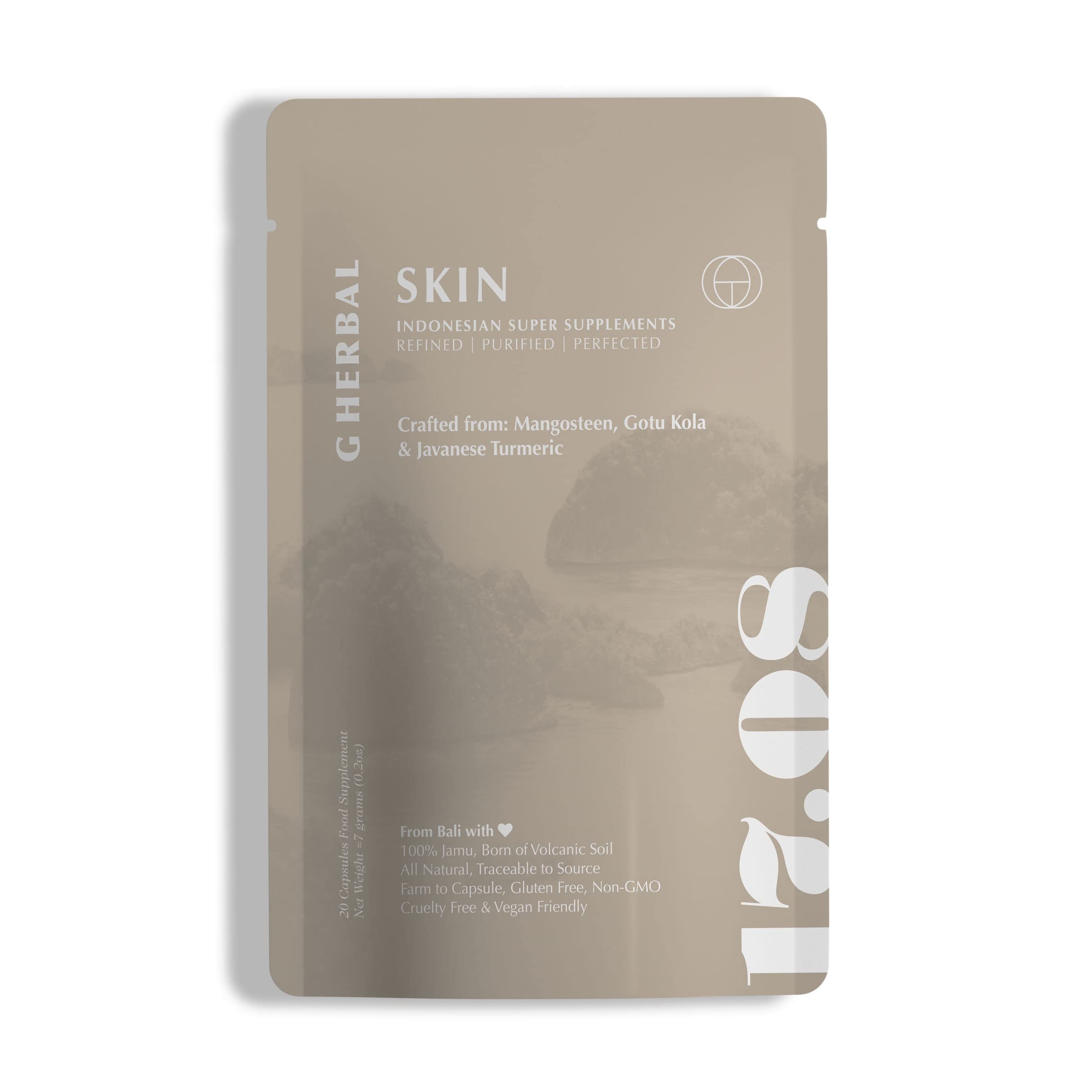 G Herbal Skin | All Natural Supplement | Contains Mangosteen, Gotu Kola & Javanese Turmeric… (20)