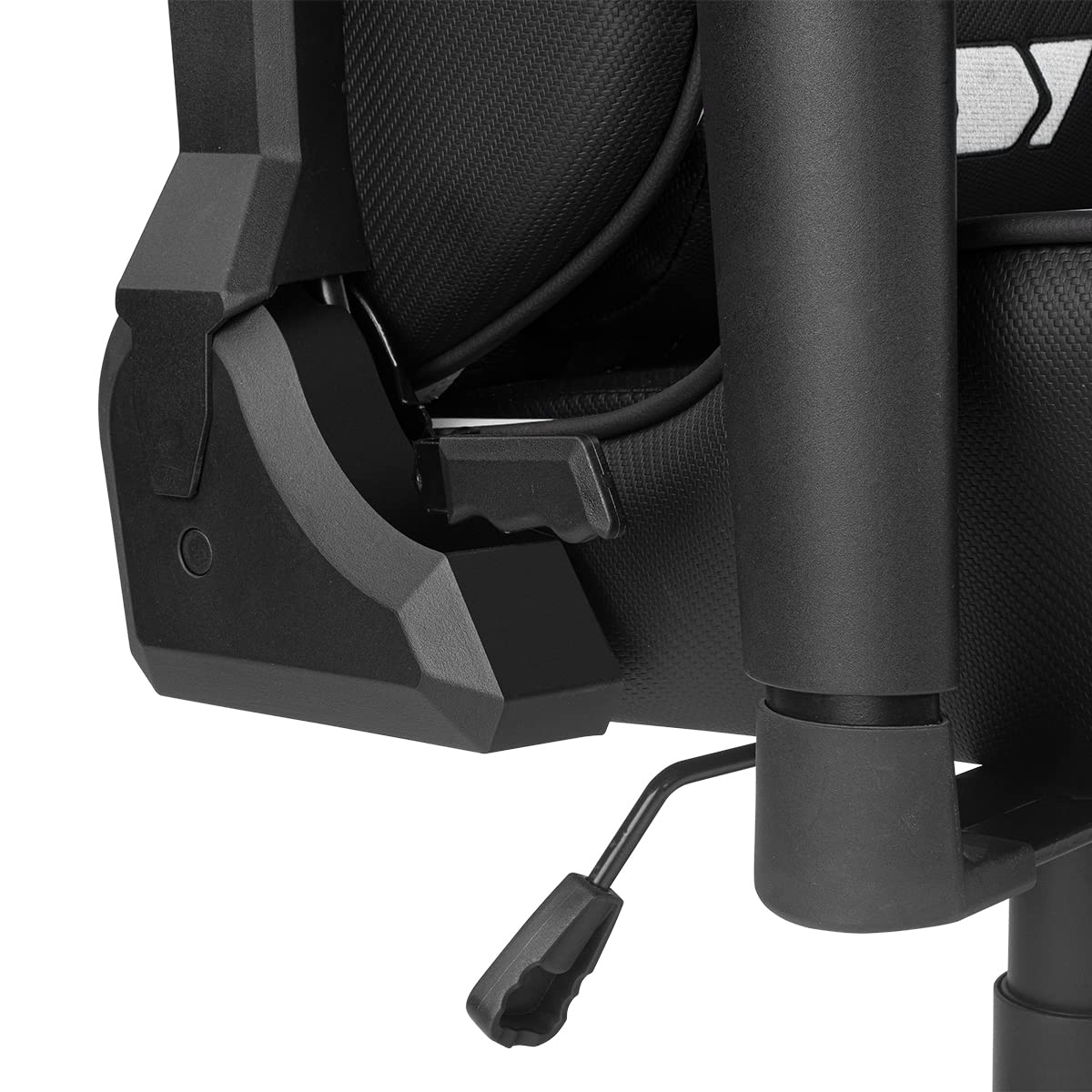 DRIFT GAMING DR350 – Ergonomischer Profi-Gaming-Stuhl mit 4D-Armlehnen, Lenden- und Nackenkissen, 135° neigbar, Leise Rollen, Schwarz/Weiß