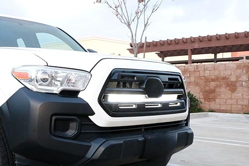 Miniatura 7 de iJDMTOY 30 pulgadas 180 W barra de luces LED de alta potencia, doble fila, con parrilla delantera por detrás, soporte de montaje y reléinterruptor