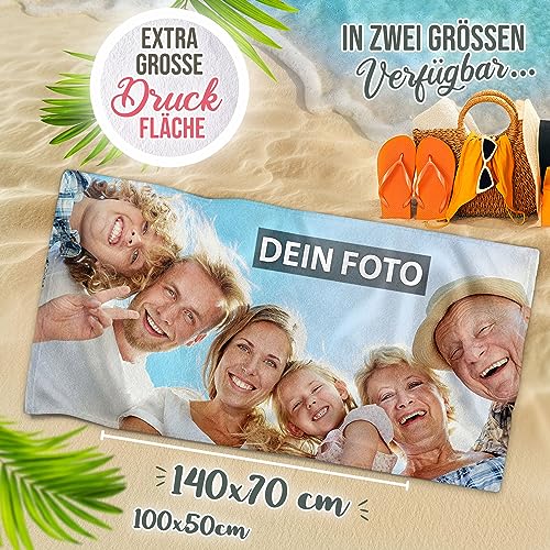 Foto-Handtuch Pr Print Royal: Personalisiertes Badetuch mit Foto