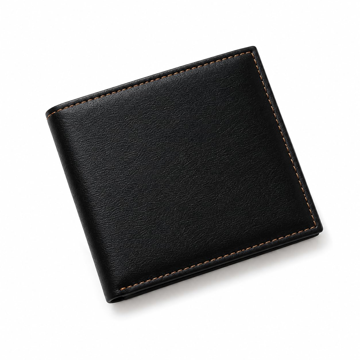 Premium Men's BI-fold Wallet [Card Holder,Artificial Leather,Black]-picture-27