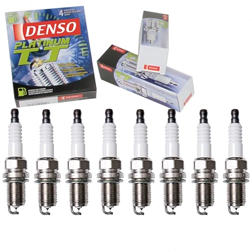 8 bujías DENSO Platinum TT compatibles con Dodge Dakota 4.7L 5.2L 5.9L V8 1992-2008