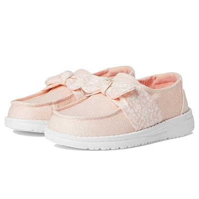 Hey Dude Kids Wendy Bow Prints (Toddler) Girls Shoes Pink