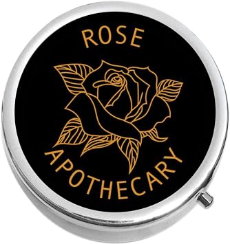 Rose Apothecary Medicine Vitamin Compact Pill Box