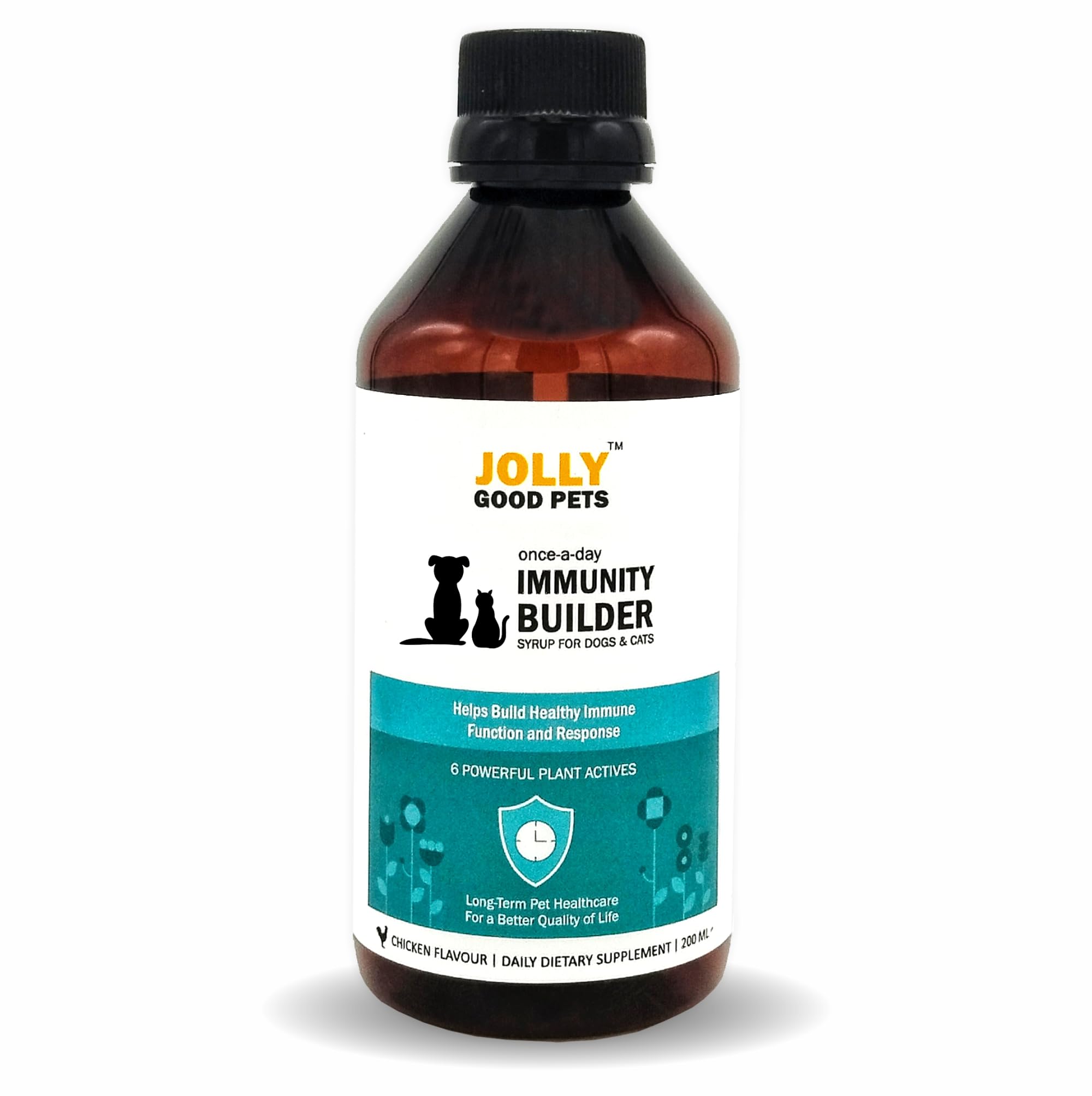 JOLLY GOOD PETS Immunity Builder Syrup Supplement (200 ml) for Dogs & Cats I Boosts Immunity & Fights Infections I 100% Plant Actives (B0CP93221H) Amazon Price History, Amazon Price Tracker