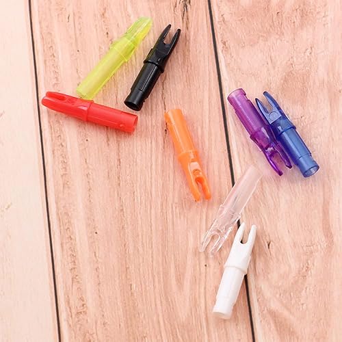 Miniatura 7 de SOPOGER 50 paquetes de flechas de tiro con arco  Insertos de flecha para flechas de carbono 0.2440.244 in de plástico para bricolaje caza tiro