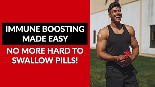 Miniatura 3 de Defend Powerful Immune Daily Patch Plus, tópico, suministro de 30 días, totalmente natural seguro para la piel de acción rápida antioxidante