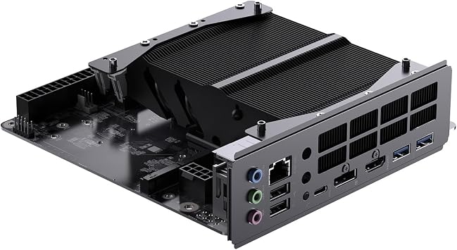 MINISFORUM BD795i SE Mini-ITX Motherboard, AMD Ryzen 9 7945HX Mini PC, Radeon 610M, Gaming PC, DDR5 Dual Channel, 2x PCIe 5.0 SSD/PCIe 5.0x16, M.2 2230 key E Slot/2.5G RJ45, HDMI 2.0/DP 1.4/USB-C, 8K