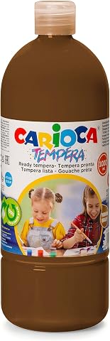 Carioca Tempera Suluboya Süper Yıkanabilir Kahverengi 1000 Ml.