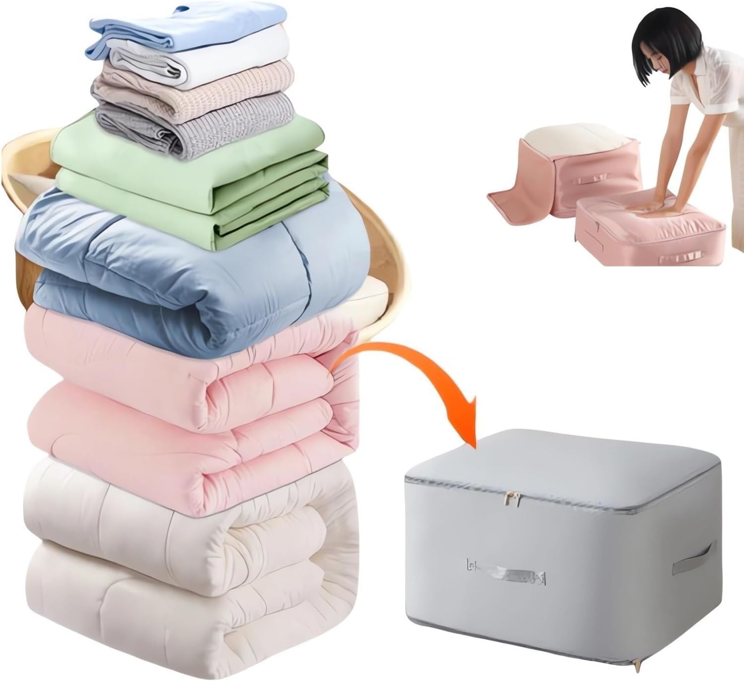 Amazon.com: Ultra Space Saving Self Compression Organizer, Space Saver Bags, Extra Large Heavy ...