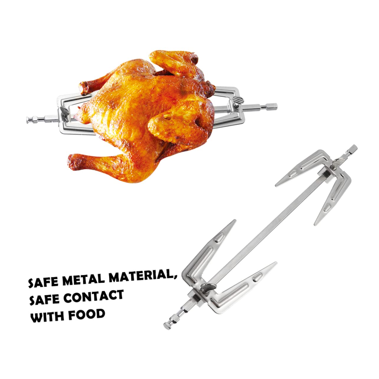 Grille Rotative Verticale En Acier Inoxydable Pour Four Ou Barbecue - 18x14x11,7 Cm - Pour Torréfier Café, Noix, Snacks