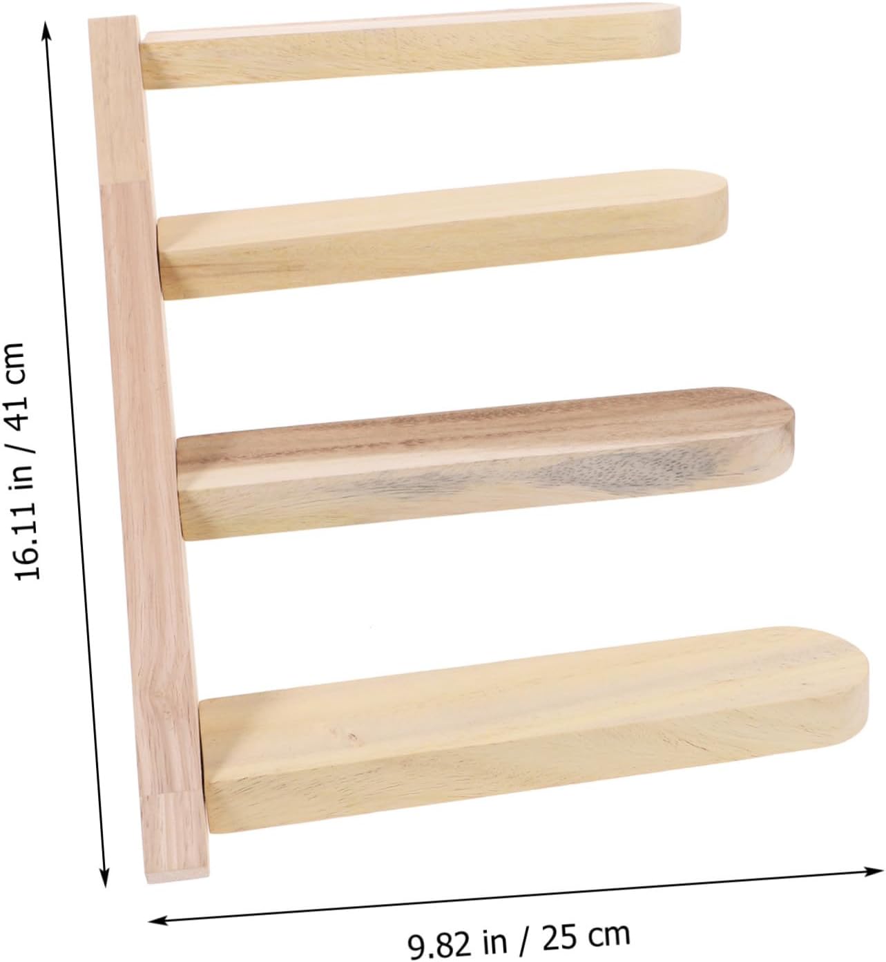 Wall-Mounted Cat Climbing Platform Indoor Cat Wall Steps with Scratching Post Sturdy Wooden Four-Step Ladder for Household Relaxing and Playing