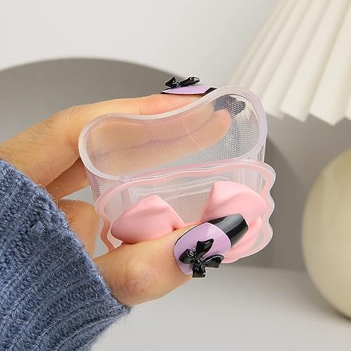 Miniatura 7 de Compatible con iPhone de 18 W/20 W, funda de cargador USB-C con bonito diseño de pajarita 3D, protector de cargador suave y transparente Kawaii,