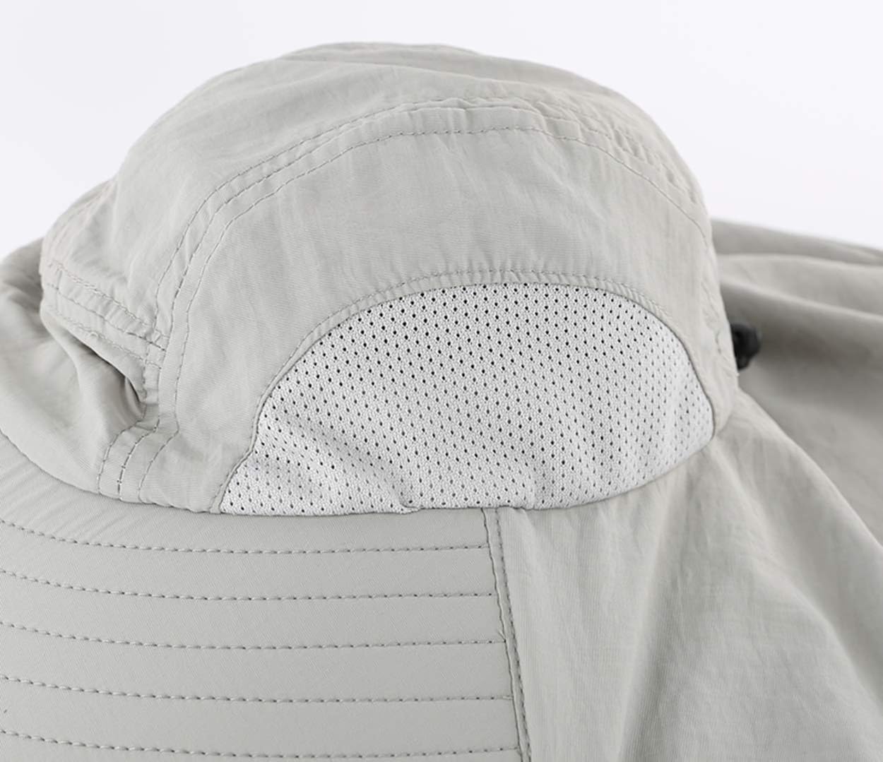 LLmoway Boys Girls Fishing Hat Kids Flap Sun Hat with UV Protection Strap Summer Outdoor Cap Grey : Sports & Outdoors