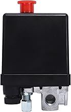 Air Compressor Pressure Switch Airbrush Pressure Air Exhaust Pipe Repair Parts Replacement 4 Port Universal