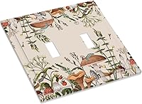 Vista 27 de Placa de pared dúplex de receptáculo de dispositivo de 1 gang de madera envejecida blanca gris con veta de tablón, cubierta de enchufe eléctrico