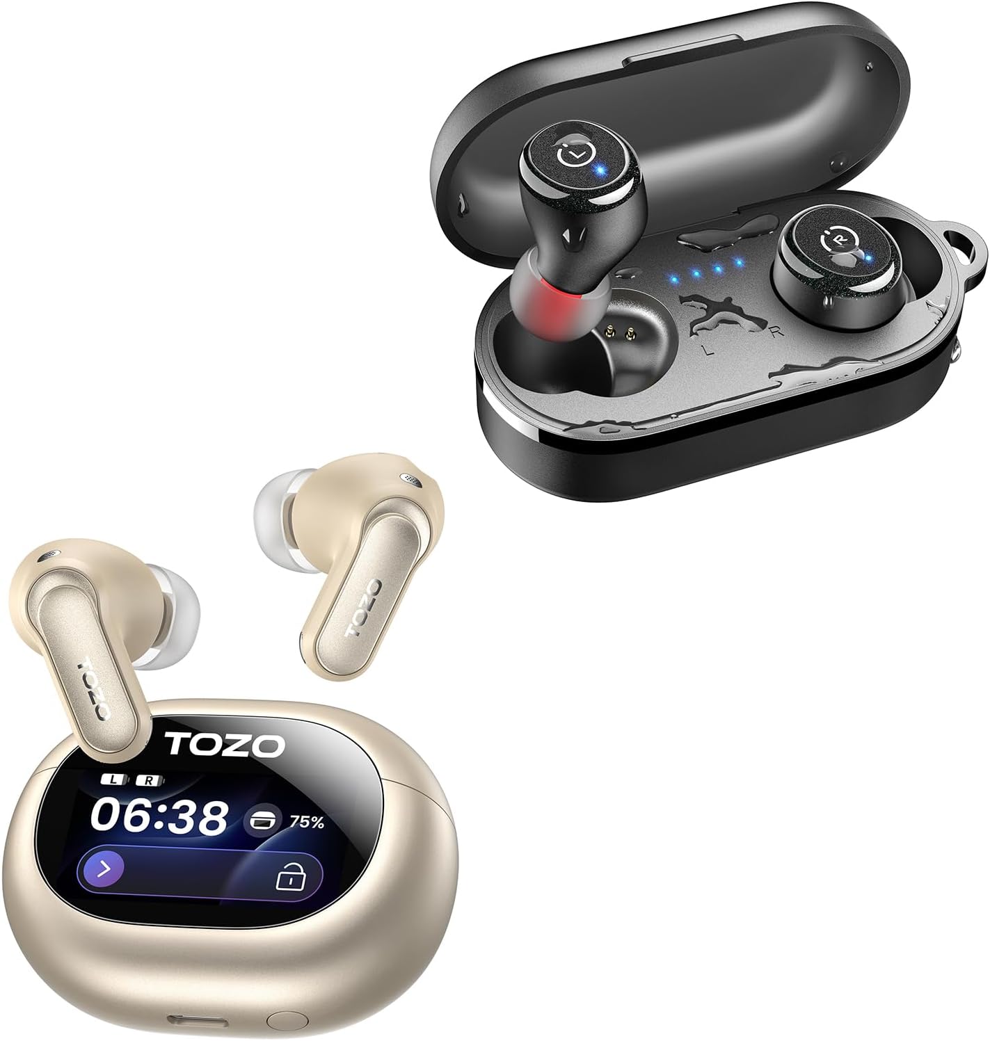 TOZO NC20 Pro Earbuds with T10 Earbuds