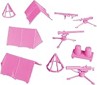 Vista 11 de BMC Classic - Juego de accesorios de plástico para hombre, 10 unidades de campamento militar, fabricado en EE. UU