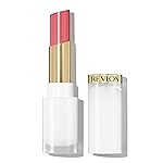 REVLON Super Lustrous Glass Shine Balm, Hydrating Tinted Lip Balm with Hyaluronic Acid, Aloe & Rose Quartz, Medium Pink Lipstick, NEW Shade, 018 Beaming Strawberry, 0.11 oz