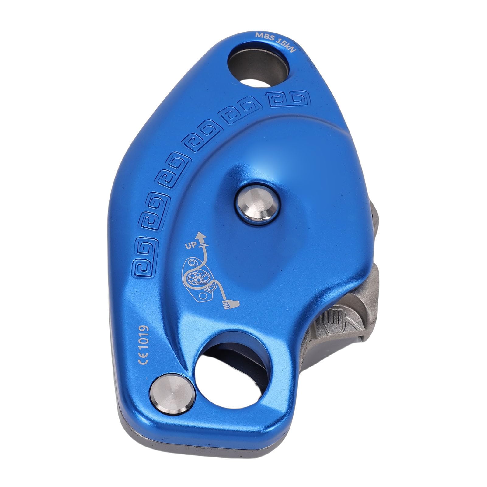 Bnineteenteam Urządzenie Zjazdowe do Prac Powietrznych na świeżym Powietrzu, Urządzenie Asekuracyjne z Aluminium 7075 do Liny 10–12 Mm, wytrzymałość 15 KN Operacji na Dużych Wysokościach