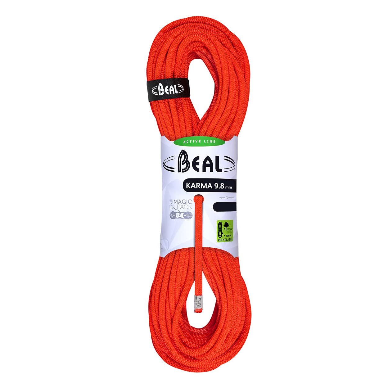 Beal Karma 9,8 mm Longueur 50 m Orange Solide