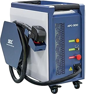 ZAC 300W IoT-Enabled Laser Rust Removal Handheld Air Cooled Fiber Cleaner for Wood Precision Mold Furniture Cultural Relics Restoration Laser Class 1 0.39mW