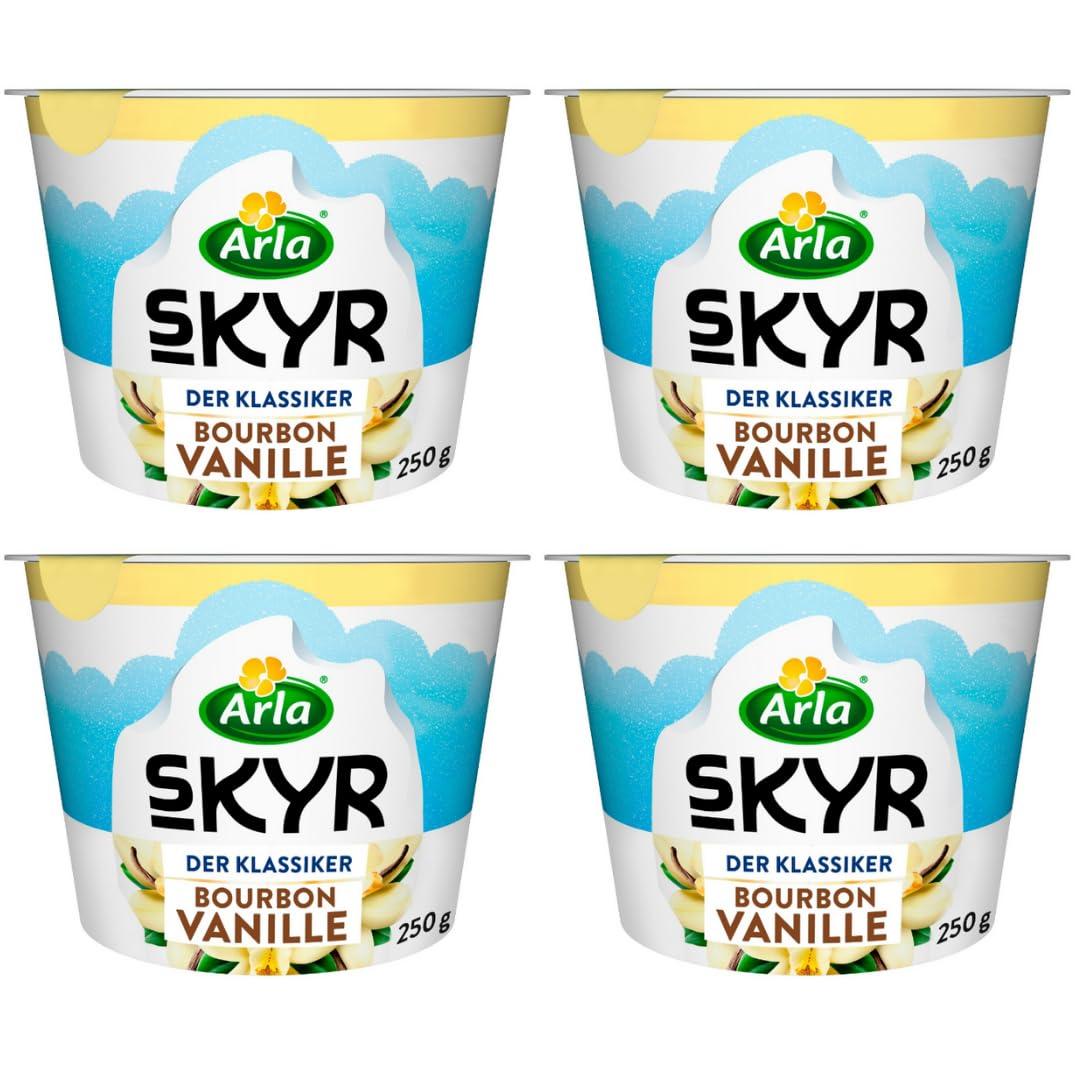 Arla Skyr Vanille Der Klassiker Bourbon 250 gramm x 4 Stück [Frischegarantie]